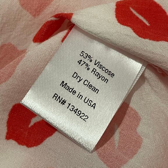 Emerson Fry Ribbons Blouse - Lipstick - Small - Picture 9 of 11